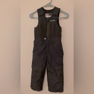 Toddler Unisex Snow Bib size 4T color Grey